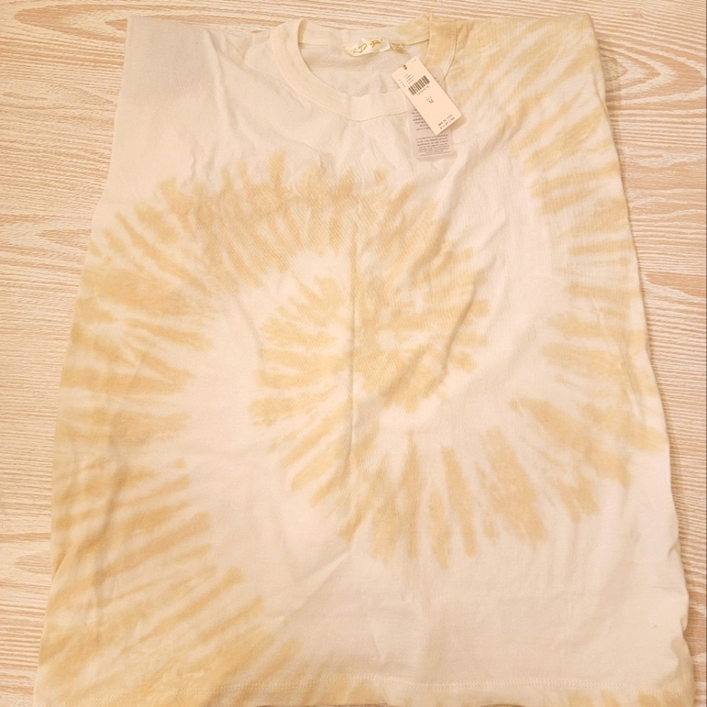NWT Anthropologie Shoulder Pad Tie dye Muscle Tank size M